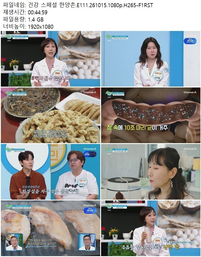 건강 스페셜 한양촌.E111.261015.1080p.H265