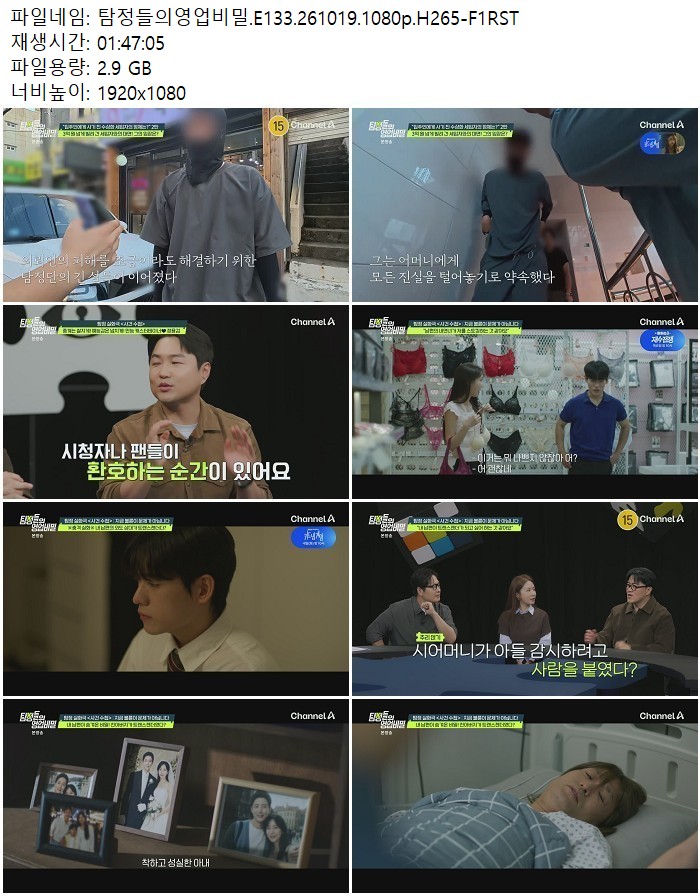 탐정들의영업비밀.E133.261019.1080p.H265