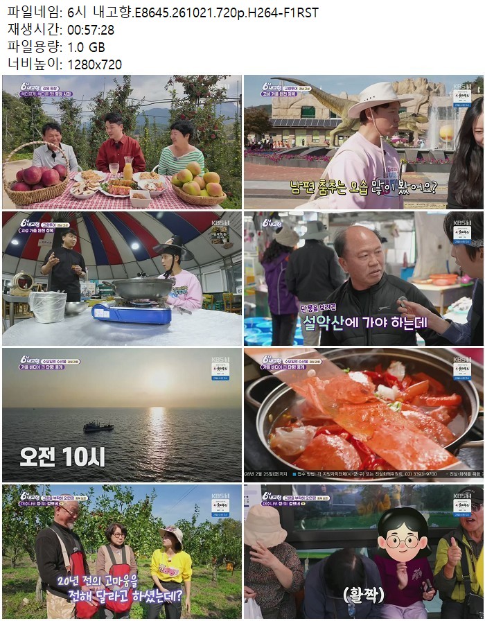 6시 내고향.E8645.261021.720p.H264-F1RST