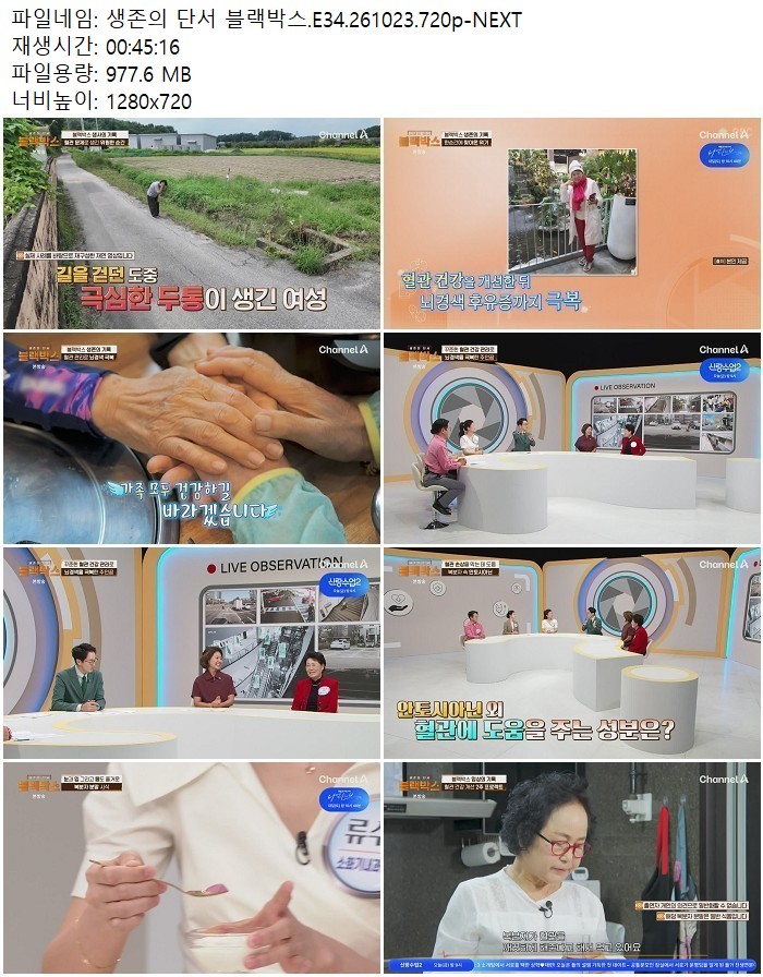 생존의 단서 블랙박스.E34.261023.720p-NEXT