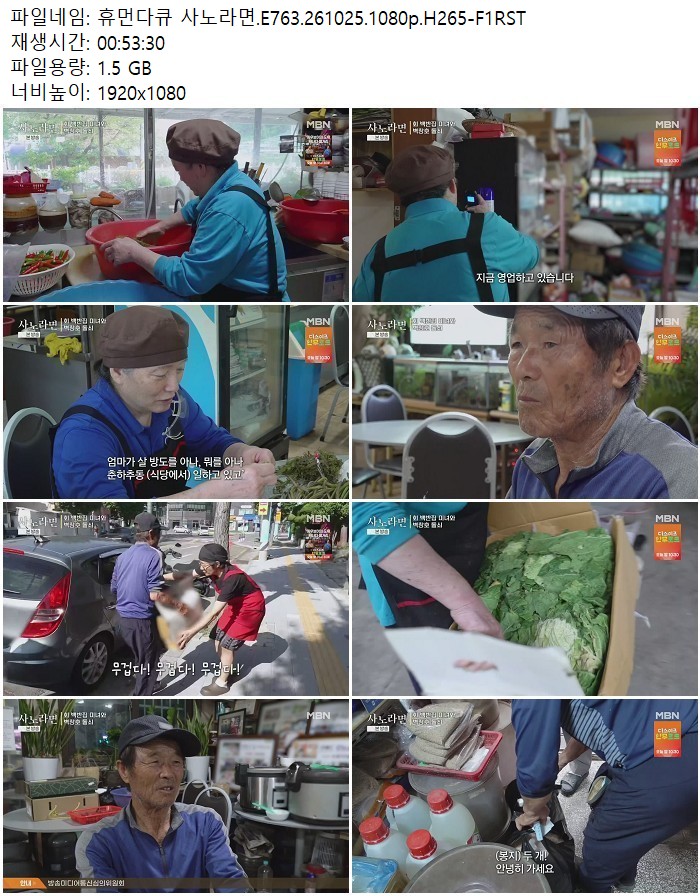 휴먼다큐 사노라면.E763.261025.1080p.H265