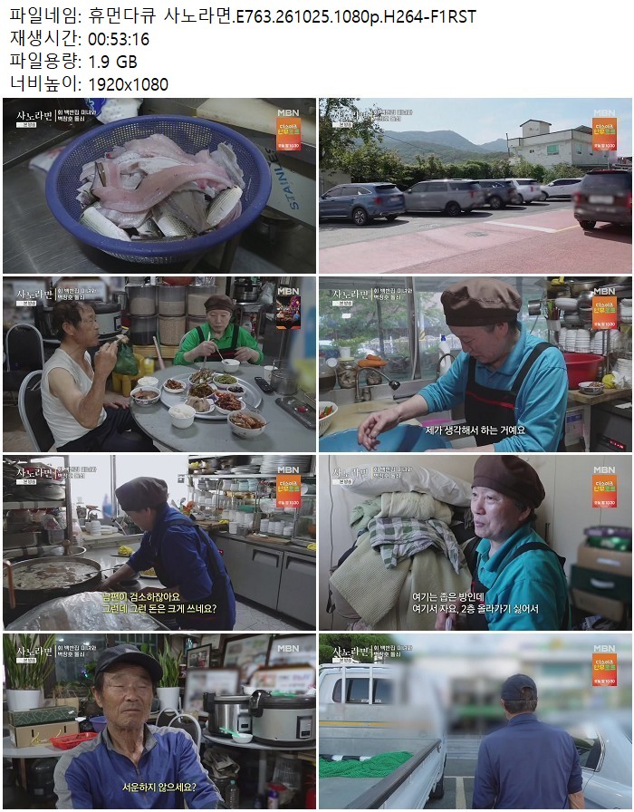 휴먼다큐 사노라면.E763.261025.1080p.H264