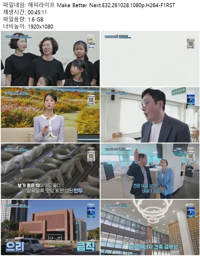해피라이프 Make Better Next.E32.261028.1080p.H264